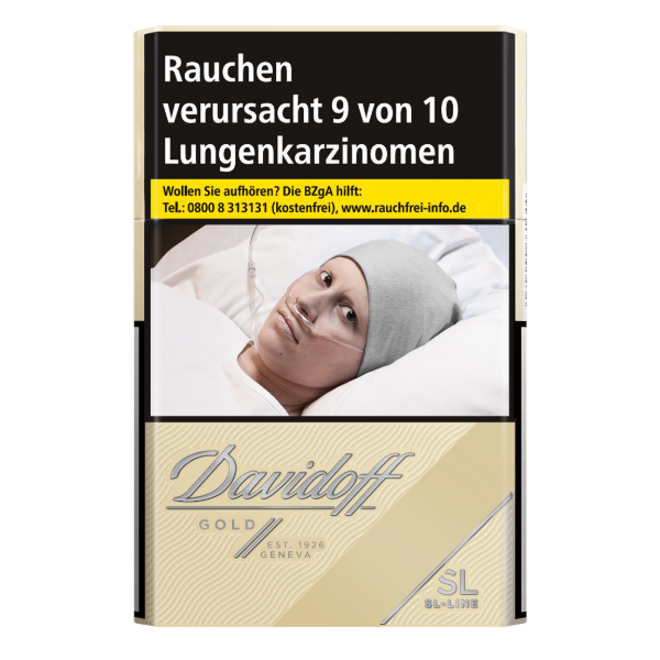 Davidoff Gold SL-Line 10 x 20 Zigaretten Davidoff Gold SL-Line 10 x 20 Zigaretten